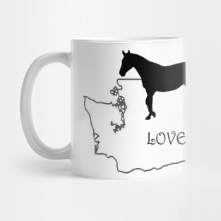 Washington Horse Lover Gift Mug